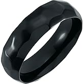 Sonia Jewels Solid Titanium 7mm Domed Wedding Band Ring - Size 8