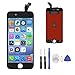 Repair-Screen for iPhone 6 Screen Replacement LCD Display Touch Digitizer Assembly with Repair Tools Screen Protector, Compatible with Model A1549, A1586, A1589 (Black 4.7inch)