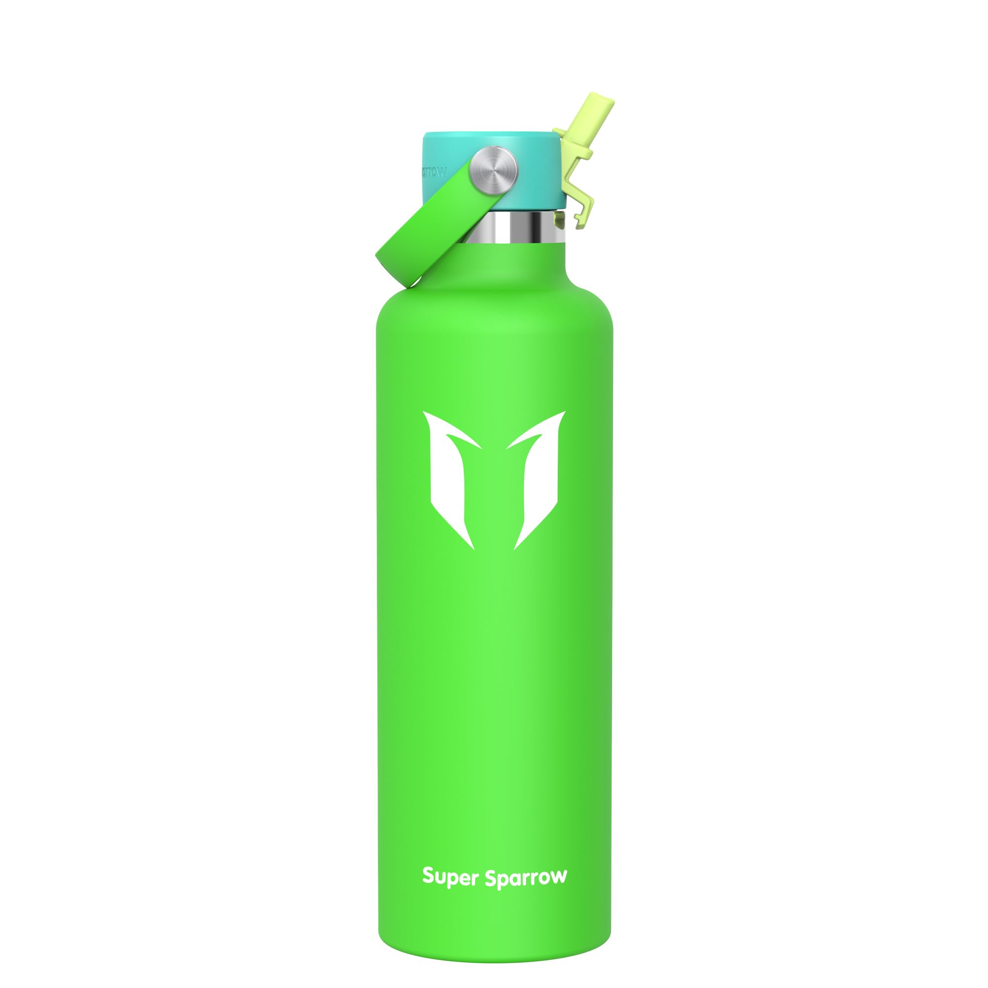 Sparrow Insulated Water Bottle 1L - FlipFlow Metal Water Bottles with Straw Lid - BPA Free - Leakproof Stainless Steel Flask for Sport, Camping, Hiking, Outdoor, Travel — image 1