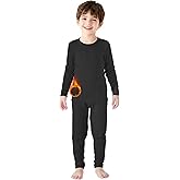 Zando Toddler Thermal Underwear Set for Kids - Winter Base Layer Long Johns for Boys Girls Long Underwear for Skiing 2-6T