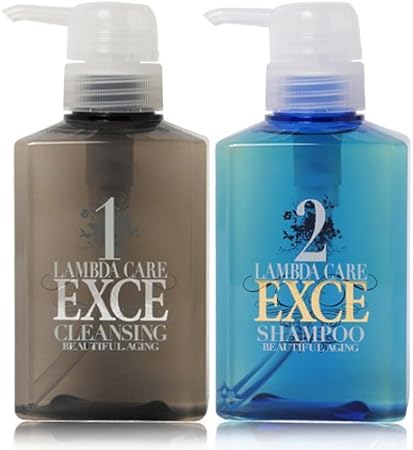 Amazon ラムダケア エクシィ スカルプ クレンジング シャンプー セット 各300ml 男性用 脂性肌タイプ オイリー 日本製 Lambda Care Exce ビューティー 通販