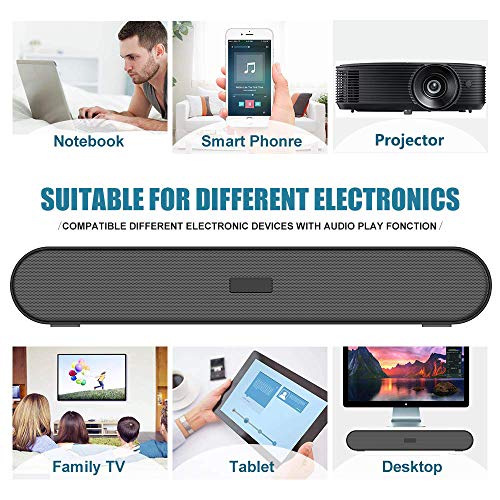 3 LENRUE+Soundbar+Bluetooth+Projector+Smartphones
