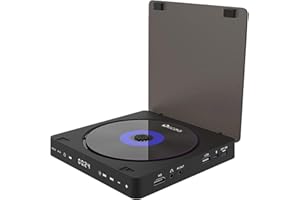 Portable DVD Player for TV, All Region 1080P HD Blu Ray DVD Player with Remote Control & HDMI AV Port, Supports DVDs USB/TF C