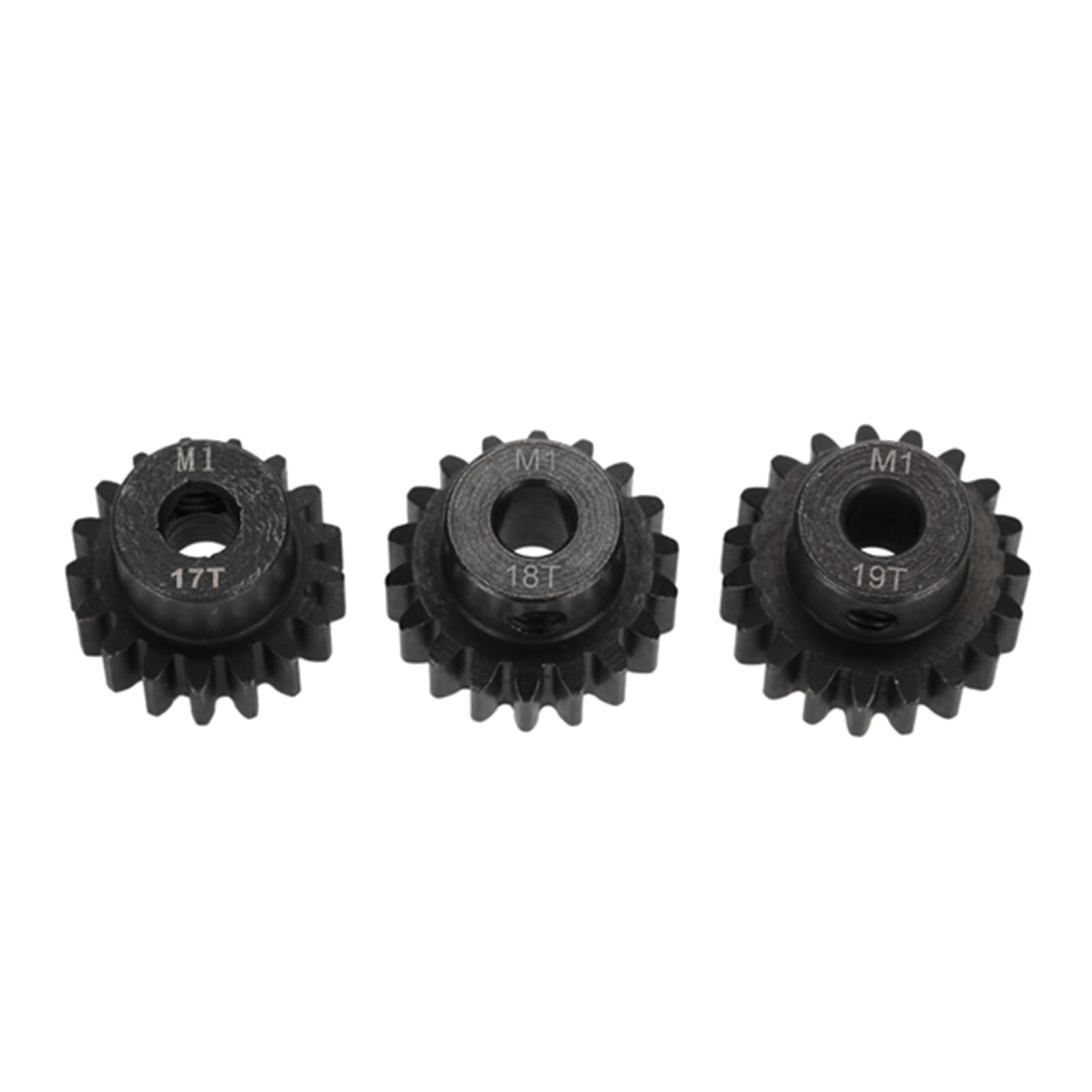 Drfeify RC Motor Pinion Gear, 17T-19TT 20T-22T Metal Pinion Motor Gear for 1/8 RC Truck Car(17T-19T)