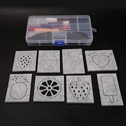 image for Pokerty Needle Felting, DIY Non-Woven Fabric Fruit Shape Needle Feltin