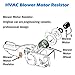 PartsSquare HVAC Blower Motor Resistor Blower Resistor RU353 3A1101 CR158 4864957 RU1046 Compatible with Cherokee 1997-2001 Wrangler 1997-2006