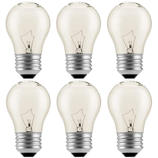 Amazon.com: Paquete de 6 bombillas para nevera de horno de ...