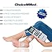 ChoiceMMed Portable TENS Unit - Electronic Pulse Massager - Muscle Stimulator Machine for Women and Men - EMS Electrotherapy Muscle Stimulator - 4 Pads - Electronic Pulse Stimulator