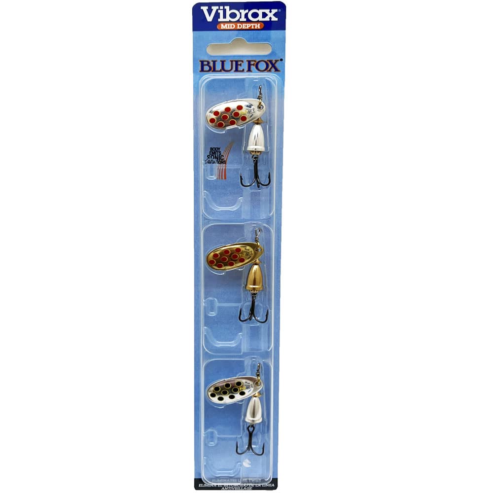 Blue Fox Cuiller Tournante Kit Vibrax Expert 2 - No.2-6g - Syb-Syr-Gyr - VX8900022