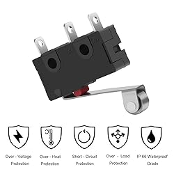 Micro Limit Switch, 12 Pcs Momentary Limit Switch