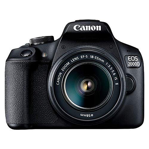 Canon CAMERA EOS 2000D 1855 III, 2728C002,Black Photographymarket