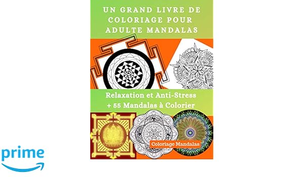 Amazoncom Un Grand Livre De Coloriage Pour Adulte Mandalas