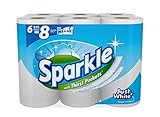 Sparkle Pick-A-Size Big Roll Paper Towels, White, 6 Count