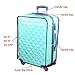 Hibate Clear Plastic Luggage Cover Suitcase Protector Covers - 32