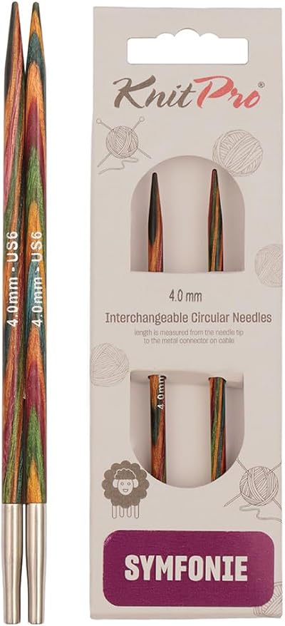 KnitPro Symfonie Interchangeable Circular Needles 5in 4.00mm (13 cm)