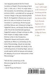 Genesis and Structure of Hegel's "Phenomenology of