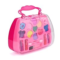 NotingBuss Toys Cosmetic Makeup Toy Set in a Sturdy and Long Lasting Clear case for Baby Little Girl