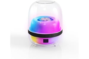 EMGYKIT Karaoke Machine with Two Wireless Microphones, Home Karaoke Machine for Adults & Kids with LED Lights, Karaoke Speaker Supports for TF Card, USB, AUX, Bluetooth 5.3 (Black)