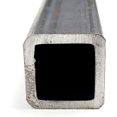 A500/A513 Carbon Steel Square Tubing, Hot Rolled, ASTM A-36, 1" Height, 0.12" Wall, 24" Length, OnlineMetals