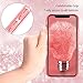 DAUPIN Compatible for iPhone Xs Max Phone Case Colorful Luxury Sparkle Glitter Bling Cover Slim Thin Clear Cases for Women Girls for iPhone Xs Max 6.5 Inch 2018 (Rose Gold)