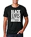 Black Lives Matter Movement- Political Protest for Civil Rights Premium Men's T-Shirt (X-Large, Black)