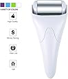 ESARORA Stainless Steel Ice Roller for Face & Eye,Puffiness,Migraine,Pain Relief and Minor Injury,Skin Care Products (White)