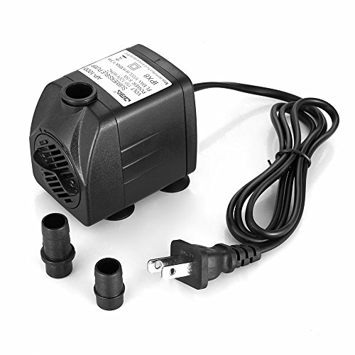 OBVIS 265 GPH Submersible Pump Indoor Outdoor Water Fountain Pond Aquarium Quiet US Plug