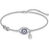 MISTBEE Evil Eye Bracelet for Women 925 Sterling Silver Infinity Bracelet Evil Eye Protection Jewelry Gift for Birthday Christmas