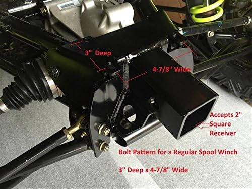 Can-Am Maverick XDS (Turbo) and DS Rear Receiver/Winch Mount