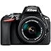 Nikon D5600 Digital SLR Camera with 18-55mm VR & 70-300mm DX AF-P Lenses - (Renewed)
