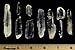 Fantasia Materials: 5 pcs of Brazilian Lemurian Seed Crystal Quartz - B Grade