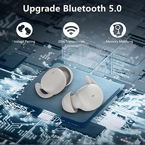 True Wireless Sleep Earbuds, Omidyi Noise Cancelling Earbuds for Sleep