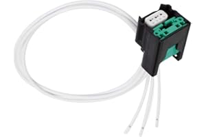 SHIBEIPARTS Camshaft cam Position Sensor Connector Plug Pigtail Harness for Nissan Infiniti VQ35DE 3.5L V6 Engines (Black-Green)