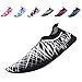 CIOR Mutifunctional Barefoot Shoes Men Women and Kids Quick-Dry Water Shoes Lightweight Aqua Socks For Beach Pool Surf Yoga Exercise ,CT1605,White,34.35