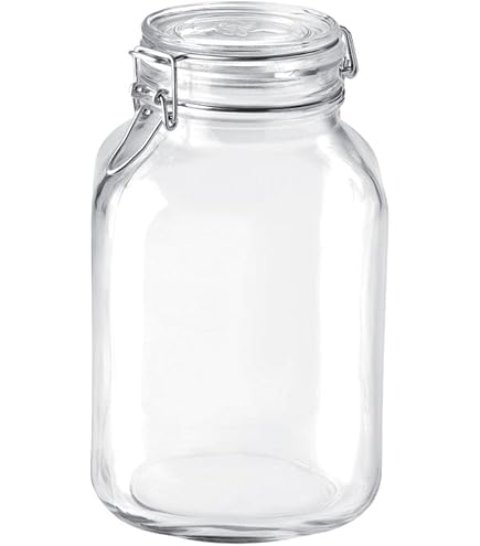 Bormioli Rocco 5L Swing Top Large Glass Fido Canning Jar