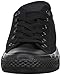 Converse Chuck Taylor All Star Canvas Low Top Sneaker, Black Monochrome ,4 US Men/6 US Women