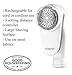 Conair Fabric Shaver and Lint Remover, Rechargeable Portable Clothes Shaver with 3 Settings, Fuzz Remover for Sweaters, Clothing, and Furniture, Large 2-Inch Shaving Head, White
