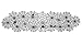 DII Black Lace Overlay Tabletop Collection Gothic Halloween Decor, Table Runner, 18x72, Spider Web
