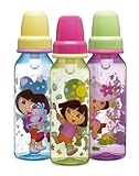 Munchkin BPA Free Dora the Explorer Classic Bottles 3-Pack