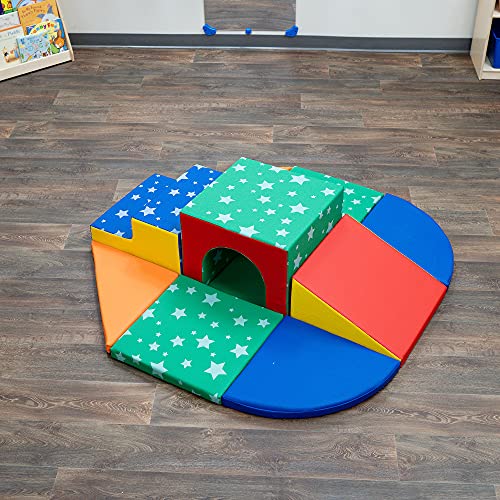 Children’s Factory Soft Tunnel Set, 60” by 60” by 15” 9Piece