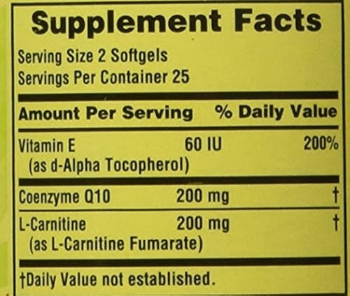 spring valley l carnitine Spring Valley Acetyl L-Carnitine HCL and Alpha Lipoic Acid Vitamins &  Supplements (50 ct) | Delivery Near Me