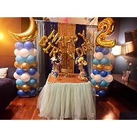 Happy Birthday Balloons, OUTGEEK Happy Birthday Banner Foil Letters Balloons Mylar Balloons for Birthday Party Decoration