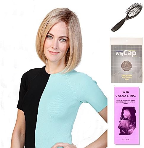 (4 Item Bundle) - (#BT-6037) Lady Latte by Belle Tress, Wig Brush, Booklet and a Free Wig Cap Liner. (Honey with Chai Latte)