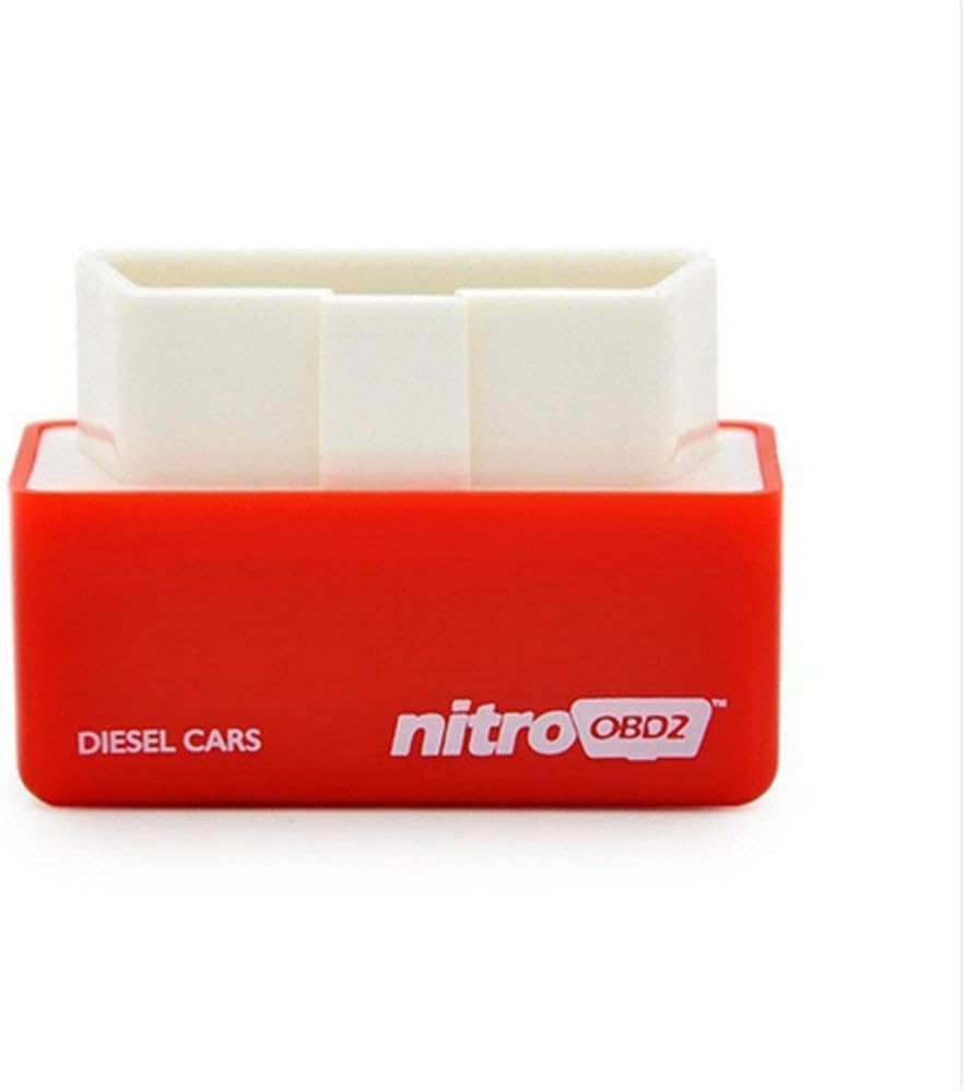Nitro Plug & Drive OBD2 Performance ECU Chip Tuning Box, Engine Diagnostic Controller Tool for Diesel Cars, More Power and More Torque