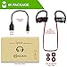 Ear Buds Wireless Headphones - Running Earbuds - Best Workout Wireless Earbuds - Wireless in Ear Headphones Mic - Sweatproof HD Stereo Headsets 9 Hours