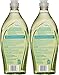 Green Works Natural Dishwashing Liquid Original Scent Value Pack, Pack of Two, 22 Fl Oz Bottles (44 Fl Oz Total)