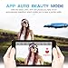 Mini Foldable Drone for Kids, Kingtoys Quadcopter with WiFi 720P HD Camera, APP Control FPV and Headless Mode Function with 2pcs 500mAH Batteries