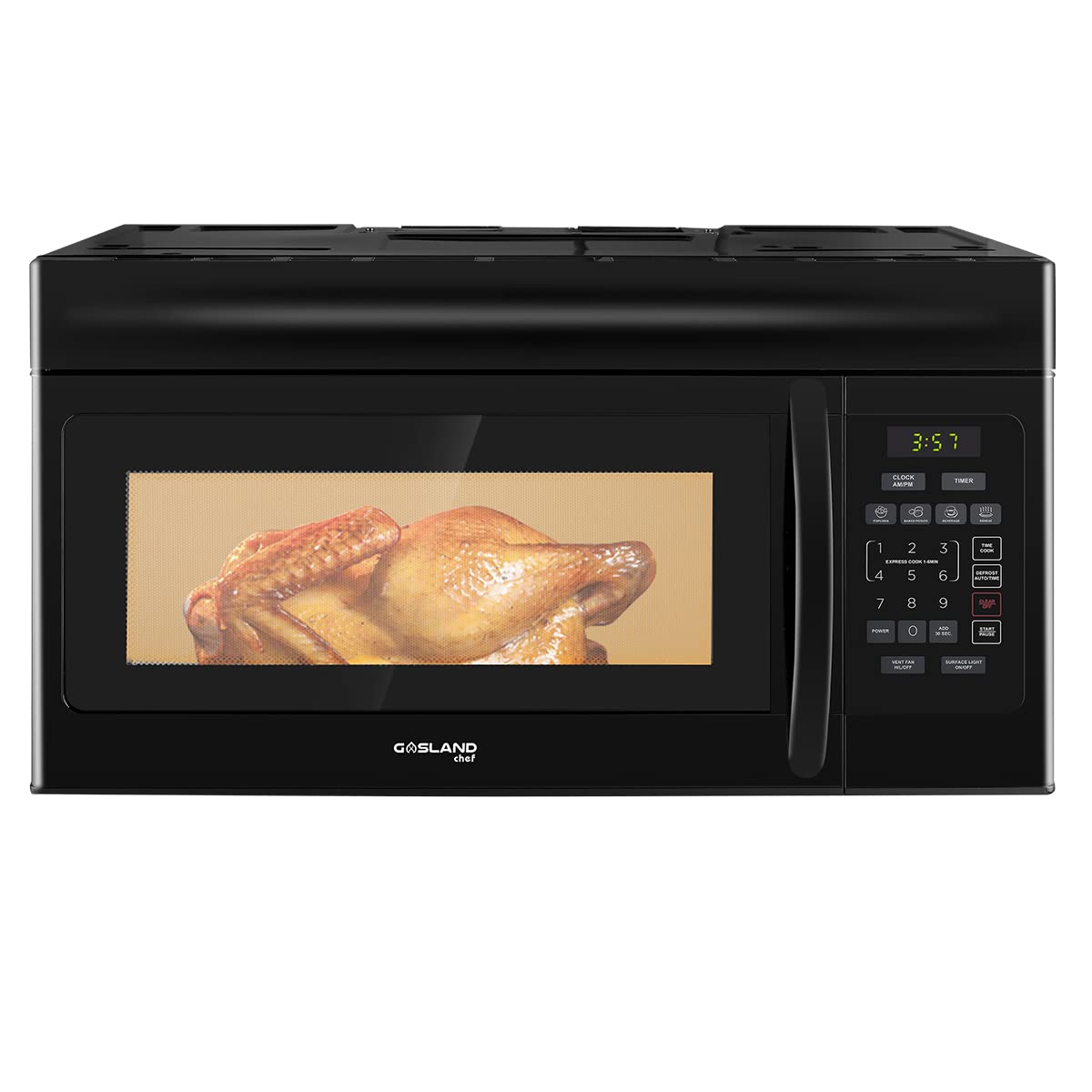 Photo 1 of GASLAND 1.9 Cu. Ft. 30 Inch OTR1902S Over the Range Microwave Oven, Over the Stove Microwave, 1000 Watts, 400 CFM Exhaust Fan and LED Light, 13.5" Glass Turntable, Stainless Steel