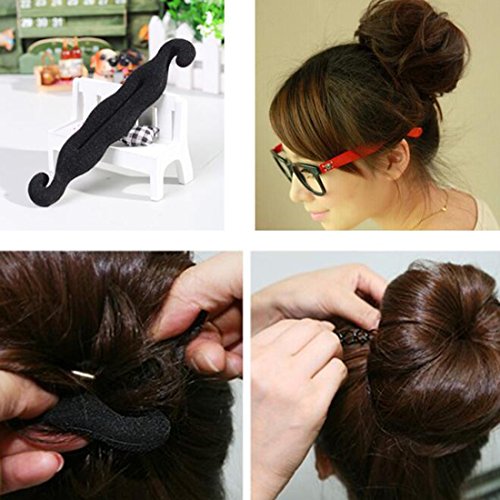 Women Magic Foam Sponge Hair Disk Donut Quick Messy Bun Updo