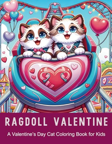 Ragdoll Valentine | A Valentine's Day Cat Coloring